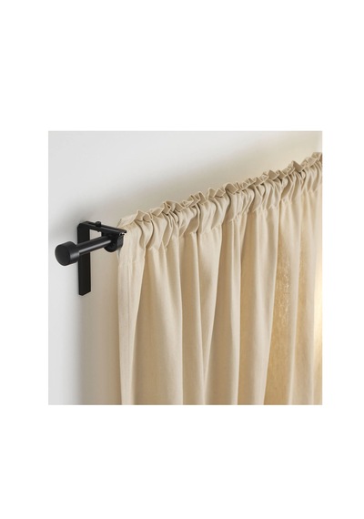 Ikea Räcka Perde Çubuğu , 120-210 Cm Siyah