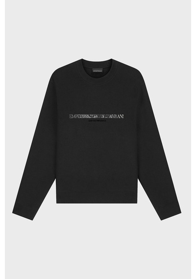 Emporio Armani Logolu Pamuklu Regular Fit Bisiklet Yaka Sweat Erkek Sweat Em007352 Af10013 Mc721 Siyah Emporio Armani Logolu Pamuklu Regular Fit Bisiklet Yaka Sweat Erkek Sweat Em007352 Af10013 Mc721 Siyah