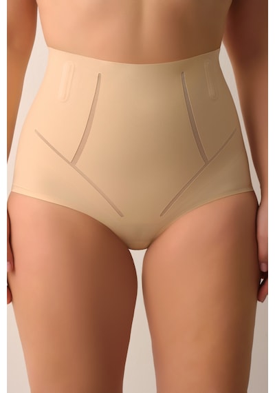 Suwen Yüksek Bel Yeni Nesil Lazer Kesim İz Bırakmayan İnce Dokulu Slip Korse Sw9000089 Ten
