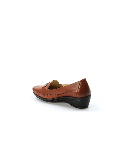 Fast Step Hakiki Deri Kadın Babet Ayakkabı 359za211 Taba