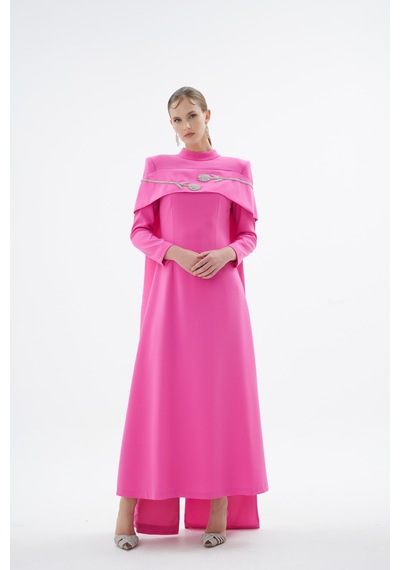 Senna Vera Elbise Pembe Pembe