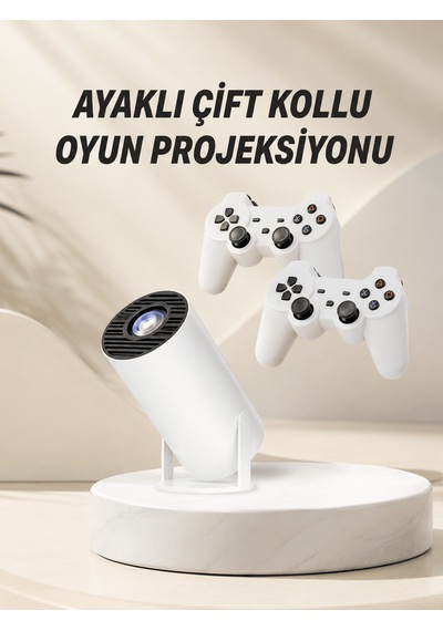 Taşınabilir Android Projeksiyon Ayaklı Çift Kollu 4k Çözünürlüklü Sinema Projeksiyonu 77422422