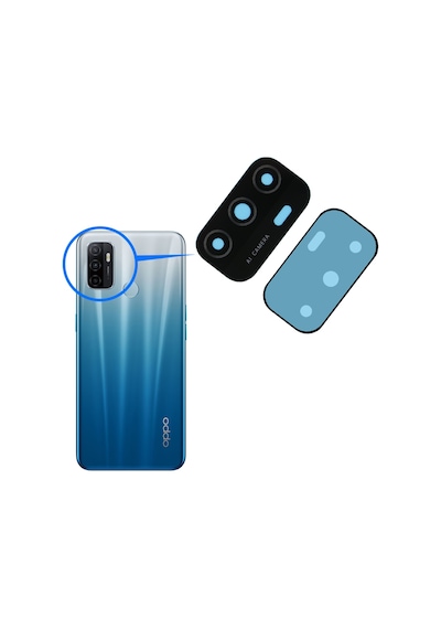 Oppo Uyumlu A53s Kamera Lensi Cam CPH2139 CPH2135