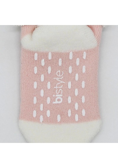 Bistyle Puanlı Kaymaz Havlu Soket Çorap 2'li Bs10502 Pudra Pembe Pudra Pembe Pudra - Pembe