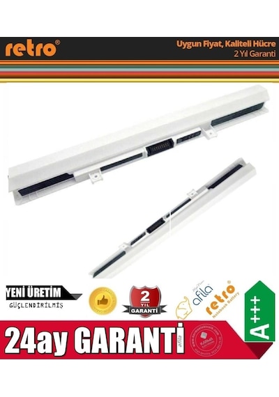 Toshiba Uyumlu C55Dt-B C70-C L55Dt-B Notebook Bataryası. Pili/Beyaz
