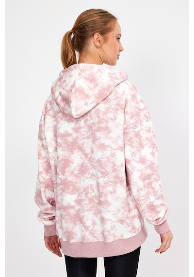 Alexander Gardi Alexandergardı Batik Desenli Kapüşonlu Şardonlu Oversize Sweatshirt Un-757a07 001
