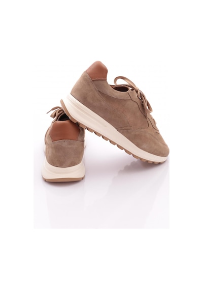 Dgn Retro Erkek Sneakers Ayakkabi Bej Süet