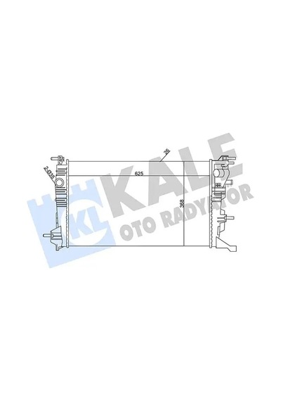 Renault Fluence Motor Radyatoru 1.5 Dci 2011-2016 Kale 351030