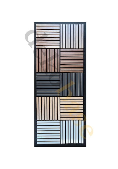 Atlantik Çam 40x40cm Yeni Nesil Akustik Ahşap Duvar Paneli
