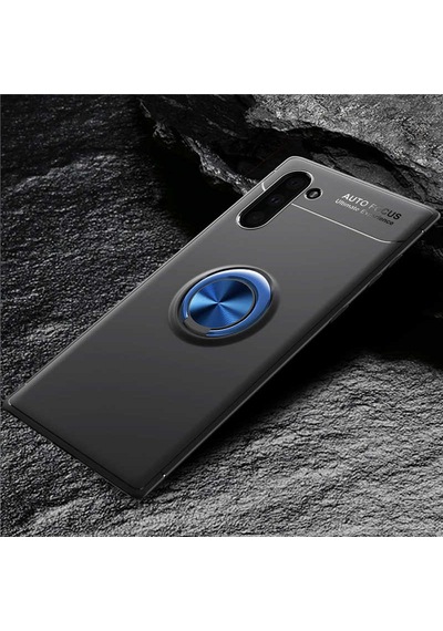 Samsung Galaxy Uyumlu Note 10 Kılıf Yüzüklü Kamera Korumalı Range Ring Silikon Kılıf