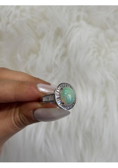 Opal Doğaltaş Gümüş Yüzük Diğer