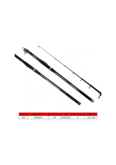 Captain 1505 Matrix Tele Surf Kamış 150-250gr  300 cm