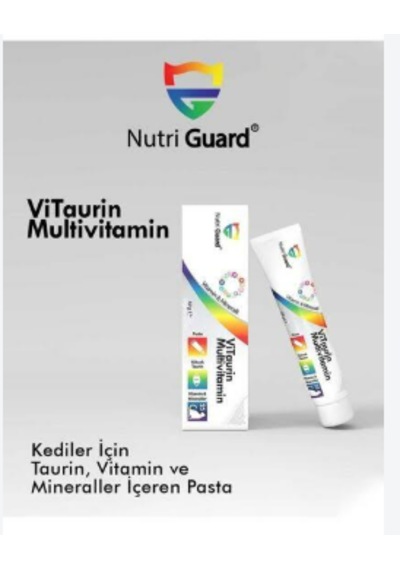 Nutriguard Vitaurin 50 Gr Kedi Multivitamin Kalp Göz Ve Bağışıklık Destek Macunu