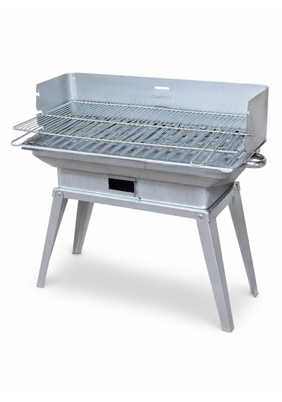 Piknik Mangalı Siperli, Yüksek Ayaklı, Katlanır - 1035-s Gri
