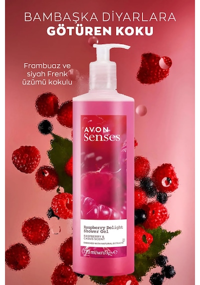 Frambuaz Ve Frenk Üzümü Kokulu Banyo Paketi Ve Şampuan Seti Fresh