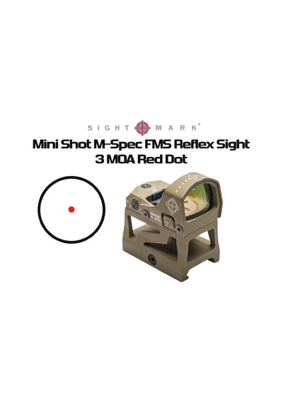 Sightmark Mini Shot M-spec Fms Reflex Sight Dark Earth Sm26043de Kahverengi
