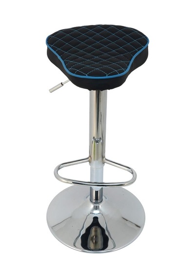Mobilyakeyfi Boombar Bar Taburesi - Mavi Deri - 9538S0119