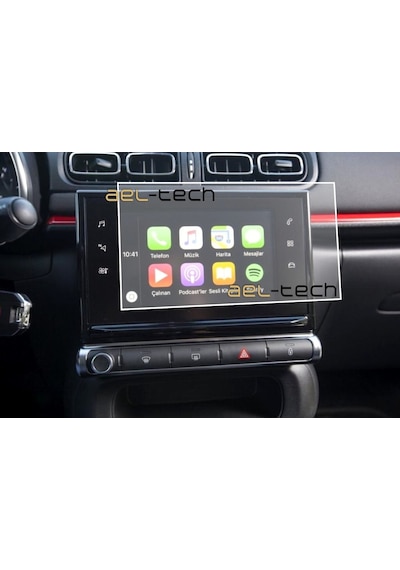 Citroen Yeni C3 Navigasyon Uyumlu Nano Ekran Koruyucu (473598979)