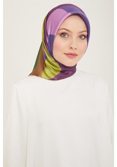 Armine Twill İpek Eşarp 24ya9148 02 - Desenli