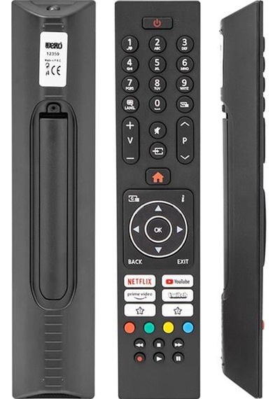 Vestel 43135p - Regal 49r7540u - Hitachi Rc0382-4803230516 - Toshiba Netflix-prime Video-youtube-twitch Tuşlu Lcd-led Tv Kumandası