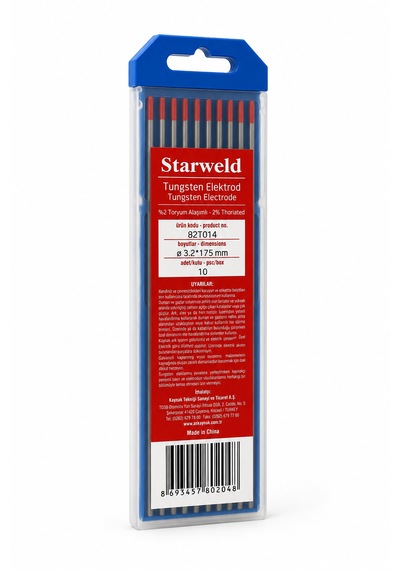 Starweld Tungsten Elektrod 3.2 X 175 Mm 10'lu Paket - 82t014