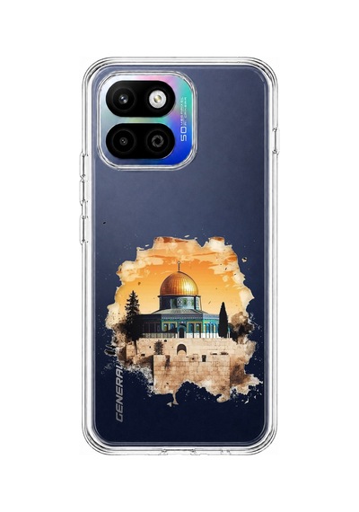 General Mobile Gm 26 One 5g Uyumlu Mescid-i Aksa Tasarımlı Baskılı Silikon Kılıf