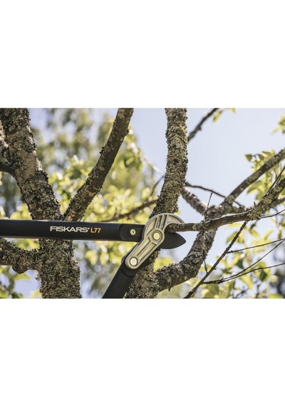 Fiskars Powergear L77 Kalın Dal Budama Makası Anvil Ağız 74 Cm