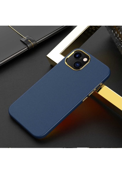 Apple Uyumlu iPhone 13 Mini Kılıf Deri Natura Kapak