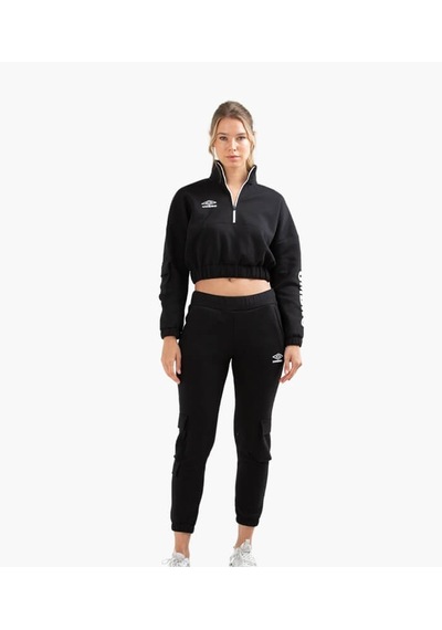 Umbro Pyra Track Suit – Kadın Siyah Pamuklu Eşofman Takımı – VA-0021 Siyah