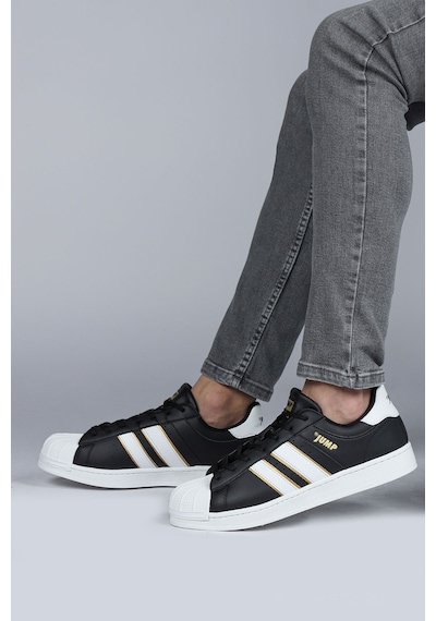 Jump 29055 Siyah - Beyaz Erkek Sneaker Günlük Spor Ayakkabı Siyah - Beyaz
