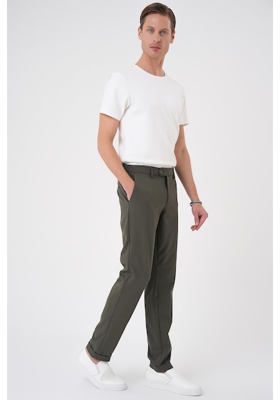 Efor Comfort Fit Beli Lastikli Haki Jogger Pantolon P 1184 Haki
