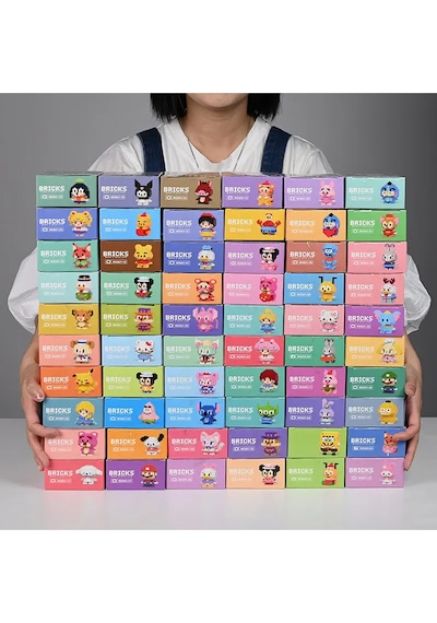 Pinkyday Disney Sürpriz Karakter Sürpriz Hediyeli 3d Yapboz Mini Blok Seti Sunster Company