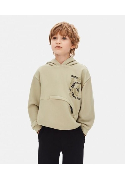 Nk Kids Erkek Kapuşonlu Sweatshirt 25knk49311 Yeşil