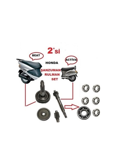 Honda Activa Şanzıman Rulman Seti 2'li