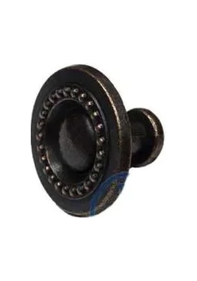 Ers Dekoratif Zamak Düğme - 23x23mm, Eskitme, 1 Adet