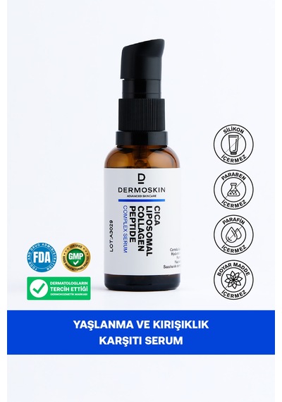 Yaşlanma Ve Kırışıklık Karşıtı Kolajen Peptit Kompleks Nemlendirici Serum 30ml