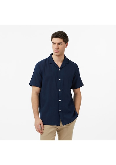 Nautica Erkek Lacivert Regular Fit Kısa Kollu Gömlekdüzw65538t