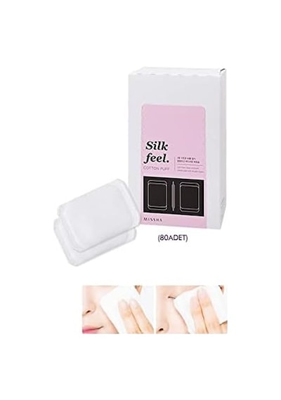 Yumuşak Makyaj Temizleme Pamuğu Silk Puff 80adet Acı Kahverengi