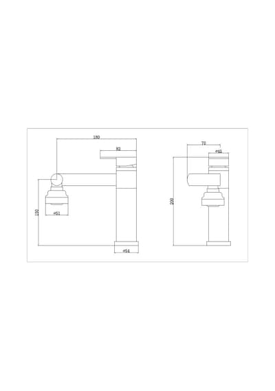 Fleko K11011-c Siyah Akrobat Lavabo Bataryası