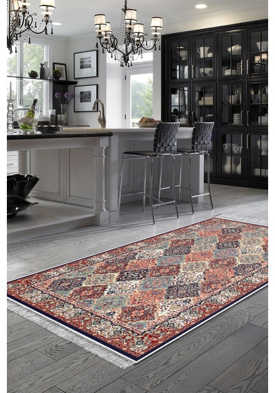 Eko Trend Djt Halı Yıkanabilir Kaymaz Taban S5008 Persian Renkli