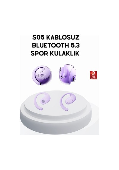 S05 Bluetooth 5.3 Kulaklık Ipx4 Su Geçirmez Hızlı Eşleşme Güçlü Stereo Ses Renkli