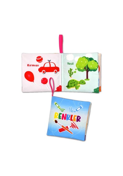Tox Renkler Kumaş Sessiz Kitap T383 Bez Kitap Eğitici Oyuncak