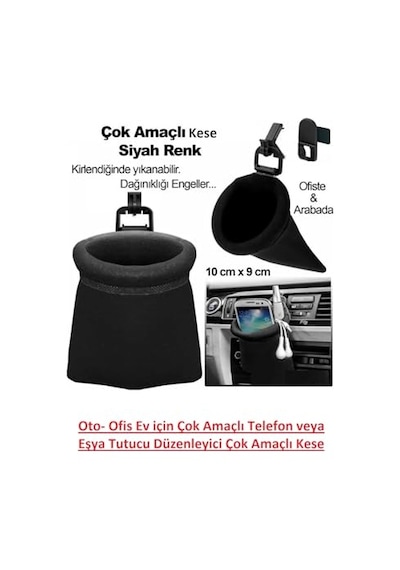 Çok Amaçlı Akıllı Kese Araç İçi Küçük Organizer Telefon Tutucu Oto Ofis Ev İçin Eşya Telefon Tutucu Düzenl