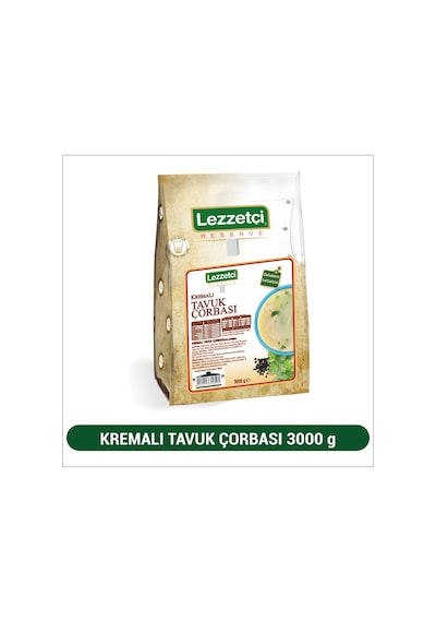 Lezzetçi Kremalı Tavuk Çorbası 3 KG