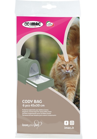 Ilkeshop Imac Cody Bag 6x10 Pcs Kedi Tuvaleti Torbası