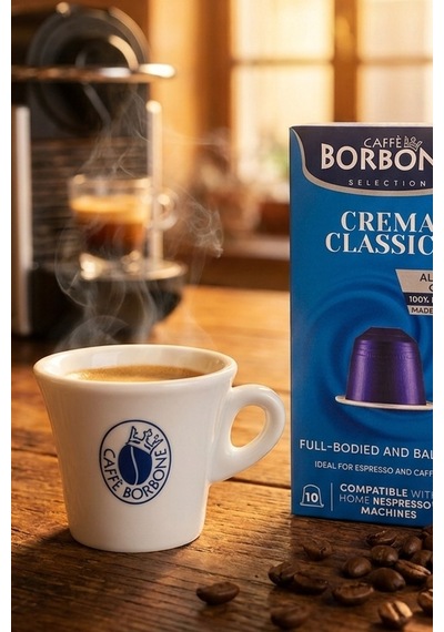 Caffe Borbone Classica 50'li Kapsül Kahve - Nespresso Uyumlu, Aylık Stok Avantajı