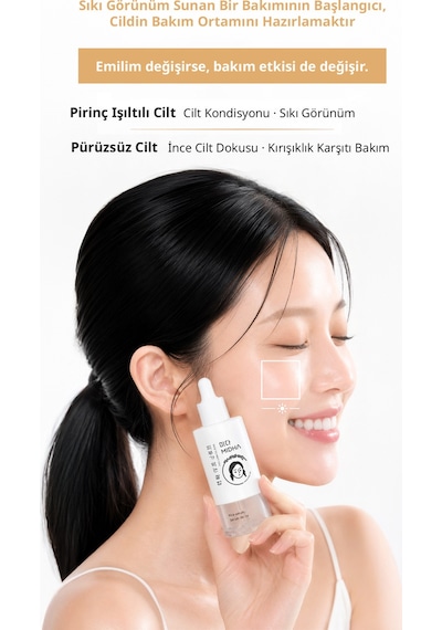 Midha %73 Pirinç Özü İçeren Sıkılaştırıcı ve Aydınlatıcı Serum 50 ML