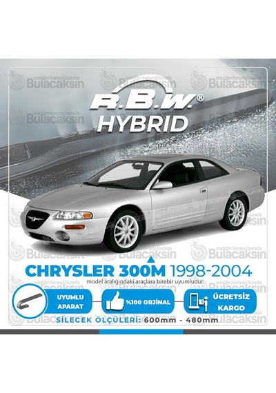Rbw Hybrid Chrysler 300M 1998 - 2004 Ön Silecek Takımı - Hibrit