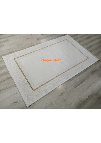 Foneks Halı Lavin %100 Akrilik Makina Halısı 4305agold 150x233 Cm