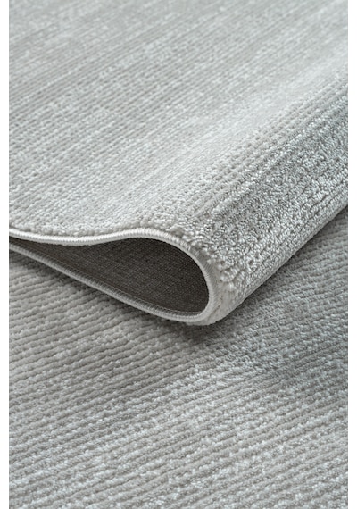 Mariesse Home Bambu Dokulu Modern Sık Dokuma Koridor Kesme Yolluk Dokuma Makine Halısı Gri